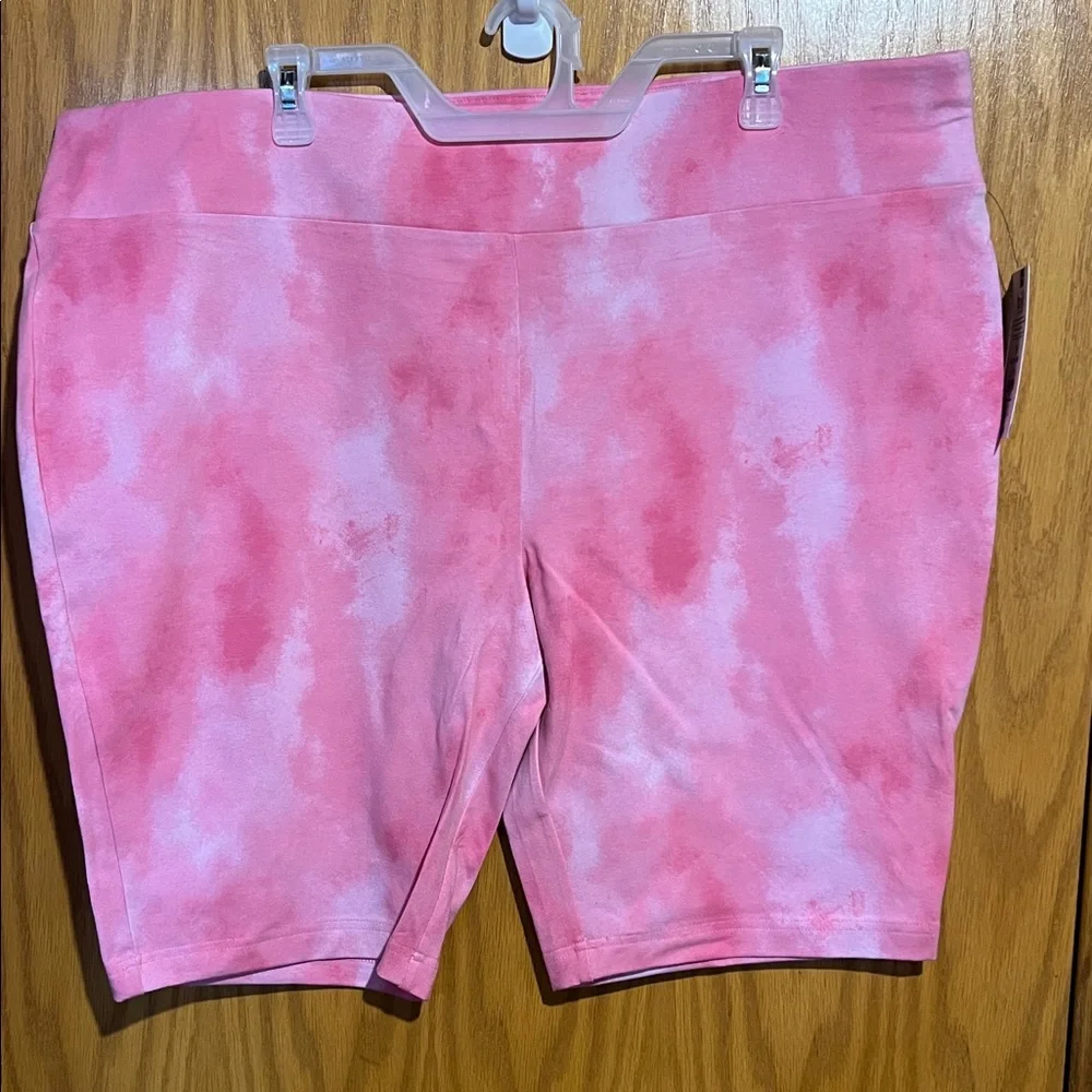 Terra & Sky Women’s Plus Biker Shorts, 9" Inseam - Picture 1 of 5